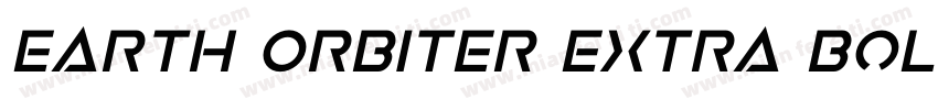 Earth Orbiter Extra Bold字体转换